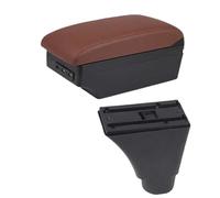NANGAEBPPW Car Armrest For Daewoo For Kalos For Gentra For Revon R3 Central Storage Box Car Accessories(C6 brown 7USB)