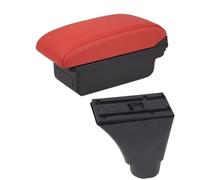 NANGAEBPPW Car Armrest For Daewoo For Kalos For Gentra For Revon R3 Central Storage Box Car Accessories(A4 red No USB)