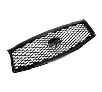 NANGAEBPPW Car Front Grille Racing Grill Upper Bumper Hood Mesh Grid Kit Gloss Black Replacement For Infiniti Q50 Q50L 2014-2017
