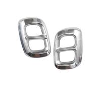 NANGAEBPPW Car Tail Throat Liner Pipe Exhaust System Cover Stainless Steels Tailpipe Cover For Mercedes For Benz GLA GLB X156 X247 2019-2025(Silver)