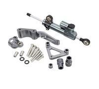 NANGAEBPPW CNC Aluminum Motorcycle Accessories Stabilizer Damper Complete Steering Mounting Bracket For Ducati For Monster 696 795 796 2008(Model M)