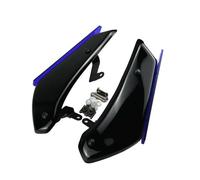 NANGAEBPPW Downforce Sport Side Spoilers Aerodynamic Wing Deflector For SUZUKI GSXR 1000 GSX-R1000 2017 2018 2019 2020 2021(Blue)