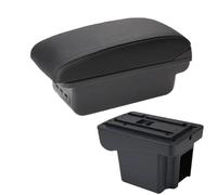 NANGAEBPPW For C&hevrolet For NIVA Armrest Retrofit Parts Car Armrest Box Storage Box Car Interior Accessories USB Interface(B2 black line 3USB)