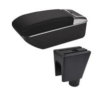 NANGAEBPPW For C&hevrolet For Spark 3 Armrest Box For Spark III For Aveo T200 Console Storage Box Decoration Car Accessories(D2 Black line No USB)
