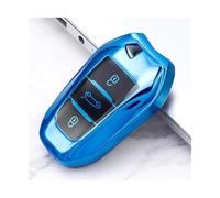 NANGAEBPPW For C4 C4L C6 C3-XR Shell Accessories Soft TPU Car Key Case Full Cover(Blue)