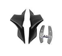 NANGAEBPPW For CBR650R CBR 650R 2019 2020 2021 2022 2023 Motorcycle Front Light Cowl Side Winglet Wind Fin Spoiler Trim Cover(BLACK)