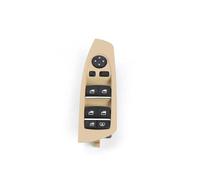 NANGAEBPPW For F01 F02 F04 7 Series 61319241915 Driver Window Mirror Switch Button Electric Power Master Window Switch(Beige)