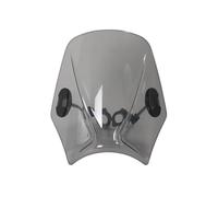 NANGAEBPPW For GUERRILLA 450 Motorcycles Custom Compact Sport Wind Deflector Retro Windshield Universal(Light Grey)