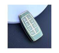 NANGAEBPPW For Hyundai For Genesis GV70 GV80 GV90 2020 2021 2022 Car TPU Case Cover Holder Key Shell Ring Protective Accessories(Green)