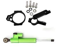 NANGAEBPPW For Kawasaki For VERSYS 650 2015 2016-2020 Motorcycle Carbon Pattern Steering Damper Stabilize CNC Dampers Bracket Mounting Kit(Model F)