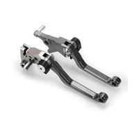 NANGAEBPPW for Kawasaki KLX125 for D-TRACKER125 2010 2011 2012 2013 2014 2015 2016 Motorcycle Dirt Bike Brake Clutch Lever(A Pair Gray)