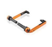 NANGAEBPPW For KYMCO CT300 CT250 For DOWNTOWN For XCITING KRV 180 AK550 S400 300 250 Motorcycle Handguards Shield Windproof Protective Gear(Orange)