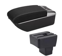 NANGAEBPPW For Mazda CX-3 Armrest Retrofit For Mazda 2 Skyactiv Version For Cx3 CX-3 Car Armrest Storage Box Car Accessories Charging With USB(B3 Black white 7USB)