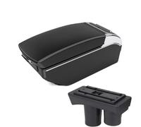 NANGAEBPPW For Peugeot 301 Car Armrest Box Storage Box Interior Retrofit Car Accessories Central Armrest Box(A3 Black white 7USB)