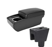 NANGAEBPPW FOR PROTON FOR SAGA FLX/FL/BLM 2008-2019 Car Accessories Console Box Center With Cup Holder Storage Box(A2 black line No USB)