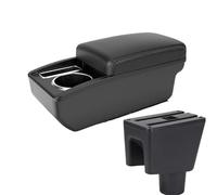 NANGAEBPPW FOR PROTON FOR SAGA FLX/FL/BLM 2008-2019 Car Accessories Console Box Center With Cup Holder Storage Box(A3 white line No USB)