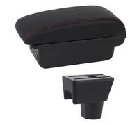 NANGAEBPPW For R&enault For Duster Armrest 2012 2013 2014 2015 2016 2017 2018 Car Armrest Box Dual Layer Central Armrest Box(C1 Red Line)