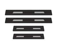 NANGAEBPPW For Seat For Ateca Carbon Fiber Threshold Trunk Door Sill Strip Protective Sticker Accessories(4Pcs door sill)