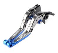 NANGAEBPPW for Triumph for Trident 660 2020 2021 Motorcycle Accessories Adjustable Folding Extendable Brake Clutch Levers(Gray Blue)