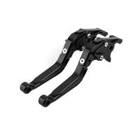 NANGAEBPPW for Yamaha NVX 155 150 125 2015-2022 Motorcycle Brake Levers Foldable Extending Brake Clutch Lever Handle Grips(Black)