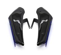 NANGAEBPPW Motorcycle Aerodynamic Side Wing Kit Fixed Winglets For Kawasaki For NINJA400 For NINJA 400 2018-2024 Downforce Winglet Lower Spoiler(Blue)