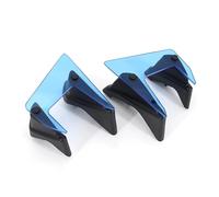NANGAEBPPW Motorcycle Air Deflector Side Downforce Spoilers Winglet Aerodynamic Wing Kit Fairing For YAMAHA MT07 MT 07 MT-07(Blue)