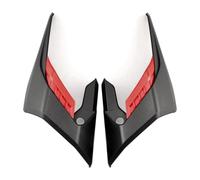 NANGAEBPPW Motorcycle Fairing Deflectors Motorcycle Side Airfoil Covers Winglets Fin Trim Cover Protecto For CB650R 2018-2023(RED)
