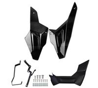 NANGAEBPPW Motorcycle Fairing Side Winglet Aerodynamic Wing Deflector Spoiler For S1000RR S 1000 RR S1000 2023 2024(Carbon fiber look)
