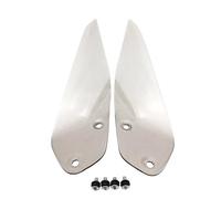 NANGAEBPPW Motorcycle Fixed Wing Wind Guard Shield Windshield For R1200GS R1250GS For Adventure R 1200 1250 GS ADV 2014-2023(GRAY)