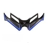 NANGAEBPPW Motorcycle Front Fairing Winglet Aerodynamic Wing Cover Trim Spoiler Winglet Body Work For Suzuki GSX250R GSX250 GSX-250R(Bright black blue)