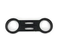 NANGAEBPPW Motorcycle Front Fork Stabilizer Brace For Harley For Narrow Glide For Sportster XL For Super Glide For Dyna FXD CNC Aluminum Bracket(BLACK)