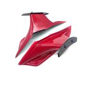 NANGAEBPPW Motorcycle Front Light Cowl Side Winglet Wind Fin Spoiler Trim Cover For CBR650R CBR 650R 2019 2020 2021 2022 2023(RED)