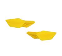 NANGAEBPPW Motorcycle GP Winglets Kits Aerodynamic Wing Spoiler Universal Modification Motorcycles Accessories(Yellow)