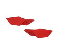 NANGAEBPPW Motorcycle GP Winglets Kits Aerodynamic Wing Spoiler Universal Modification Motorcycles Accessories(RED)
