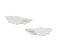 NANGAEBPPW Motorcycle GP Winglets Kits Aerodynamic Wing Spoiler Universal Modification Motorcycles Accessories(WHITE)