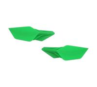 NANGAEBPPW Motorcycle GP Winglets Kits Aerodynamic Wing Spoiler Universal Modification Motorcycles Accessories(Green)