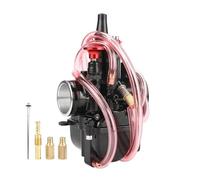 NANGAEBPPW Motorcycle Modified Parts For Mikuni Carburetor PWK 21 24 26 28 30 32 34mm For CG CB GY6 Horizontal Engine Carburetor(BLACK,32mm)
