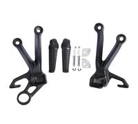 NANGAEBPPW Motorcycle Rear Footrest Foot Pegs Bracket Footrest Pedal Accessories For Suzuki GSXR1000 GSX R1000 2003 2004(Matte Black)