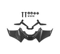 NANGAEBPPW Motorcycle Sport Downforce Naked Forntal Spoilers Aerodynamic Wing Deflector For YAMAHA MT 07 MT-07 2021 2022 2023(Twill pattern)