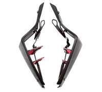 NANGAEBPPW Motorcycle Sport Downforce Naked Side Spoilers Aerodynamic Wing Deflectors For YAMAHA MT-09 MT09 MT 09 SP 2021-2023(Carbon Look-Red)