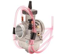 NANGAEBPPW Motorcycle Universal Carburetor For PWK 33 34 35 36 38 40 42mm For 2T 4T For Keihin For Mikuni Carburador With Power Jet 200-450cc Dirt Pit(42mm)