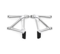NANGAEBPPW Rear Passenger Footpegs Kit Footrests Foot Rest Bracket For R1250GS R1200GS R1250 R1200 GS LC For Adventure 2014-2023(Silver)