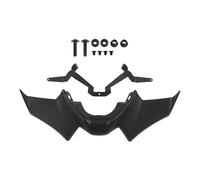NANGAEBPPW Sport Downforce Naked Forntal Spoilers Aerodynamic Wing Deflector Accessories For YAMAHA MT 07 MT-07 2021 2022 2023(BLACK)