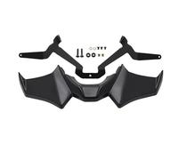 NANGAEBPPW Sport Downforce Naked Front Spoilers Aerodynamic Wing Deflector For YAMAHA MT-07 SP MT 07 MT07 2021 2022 2023(BLACK)