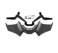 NANGAEBPPW Sport Downforce Naked Front Spoilers Aerodynamic Wing Deflector For YAMAHA MT-07 SP MT 07 MT07 2021 2022 2023(Carbon Fiber Look)