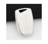 NANGAEBPPW TPU Car Key Case Bag For Hyundai For Santa Fe Sport Ix45 For Equus For Centennial For Genesis G80 For Grandeur For Azera 2013-2016(WHITE,Single)