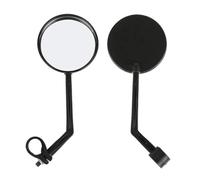 NANGAEBPPW Universal 3" Round 7/8" Motorbike Handlebar End Mirrors Rear View Side Long Handle Mirror Motorcycle Accessories