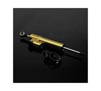NANGAEBPPW Universal Adjustable Damper Steering Stabiliz Motorcycle Accessories Aluminum Alloy For Suzuki GSXR1000 256mm(Gold)