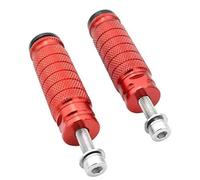 NANGAEBPPW Universal Moto M8 8mm Foot Rests Peg Pedals Footrest Motocross Rearset Rear Sets Accessories(RED)