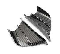 NANGAEBPPW Universal Motorcycle Winglet For YAMAHA R1 R6 R7 R25 MT07 MT09 MT10 For Tracer 9 Winglet Aerodynamic Spoiler Wing(Carbon Fiber Texture)